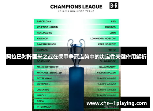 阿拉巴对阵国米之战在德甲争冠走势中的决定性关键作用解析